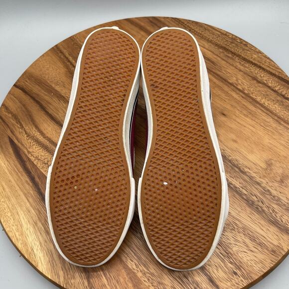 VANS SK8 HI Shoes Womens 7.5 Red Suede Skateboarding Comfort Walking Sneakers - Picture 7 of 8